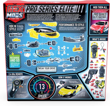 HEXMODS Pro Series Elite, Rechargeable Remote Control Car, Buildable Scale Model for Kids & Adults, STEM Toys for Kids Ages 14 & Up