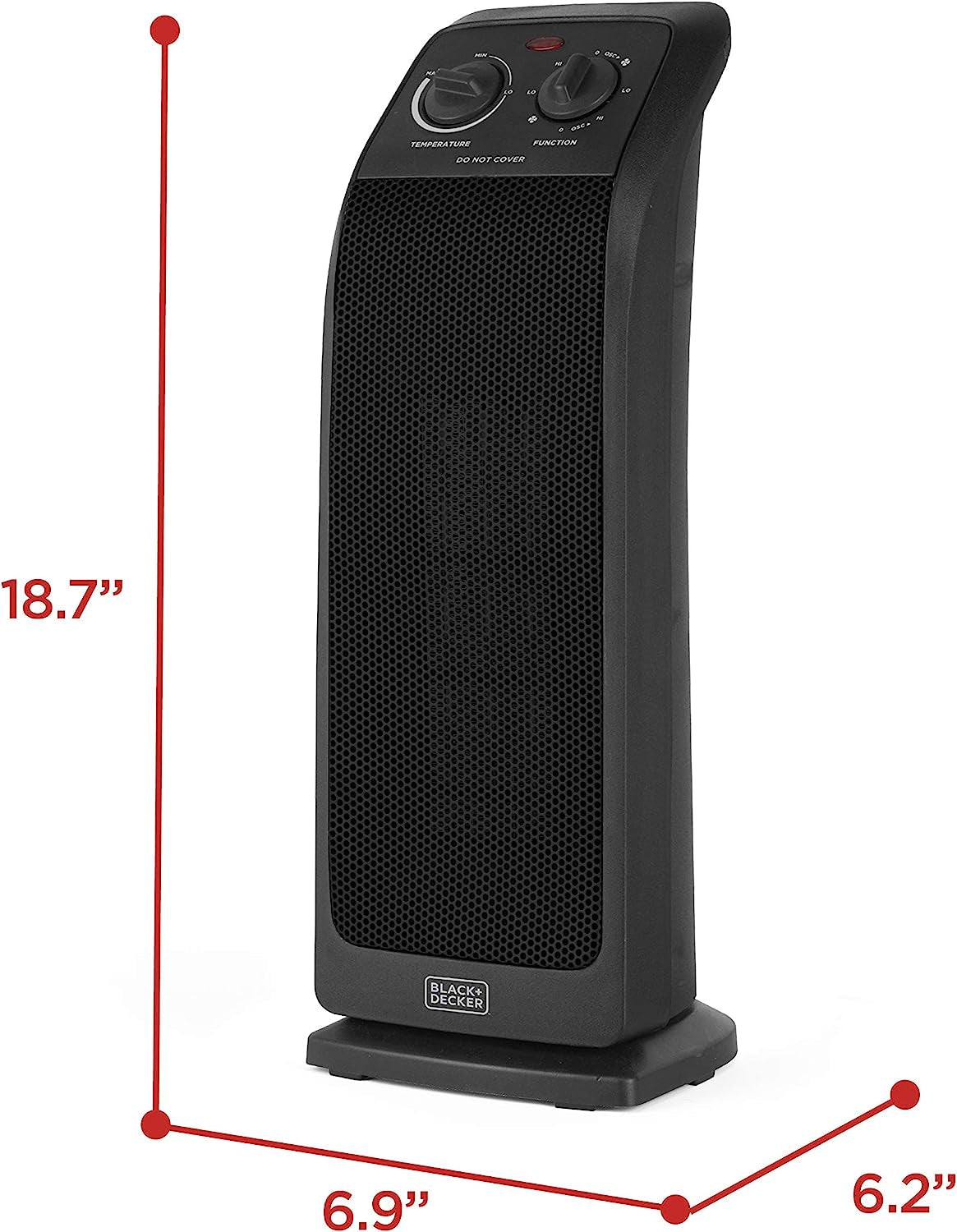 1,500-Watt Ceramic Tower Heater