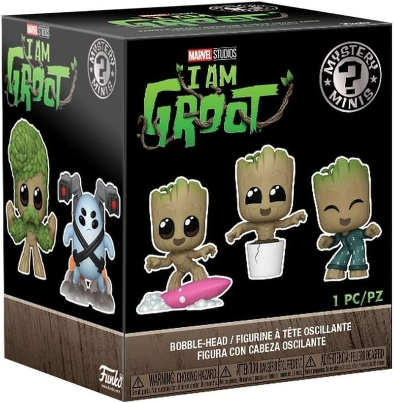 Mystery Mini Marvel: Guardians of the Galaxy - Groot - 12Pc PDQ - Groot Shorts - Collectible Vinyl Figure - Gift Idea - Official Merchandise - for Kids & Adults - TV Fans and Display