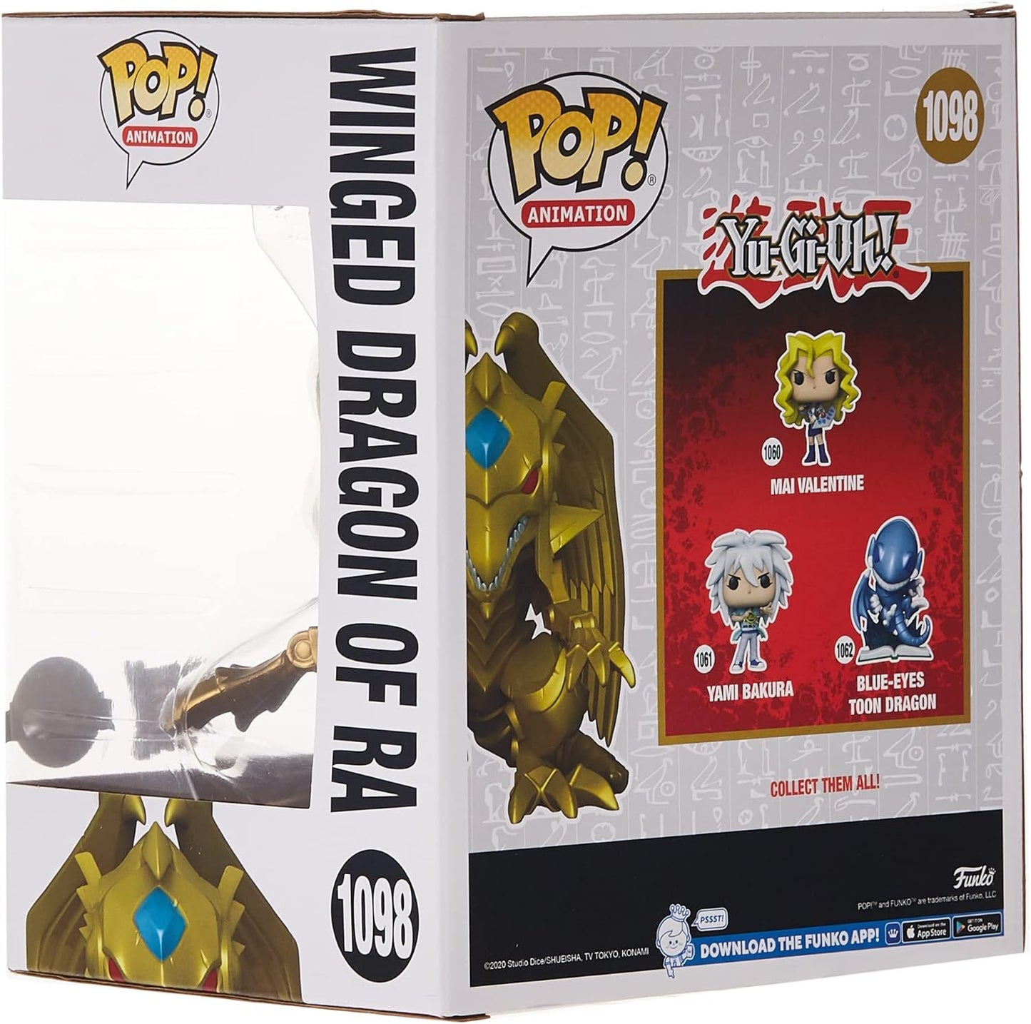 Pop! Winged Dragon of Ra Exclusive 6 Inch Figure 1098