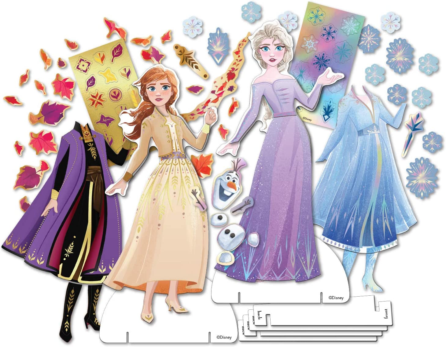 Frozen 2 Sparkling Paper Dolls